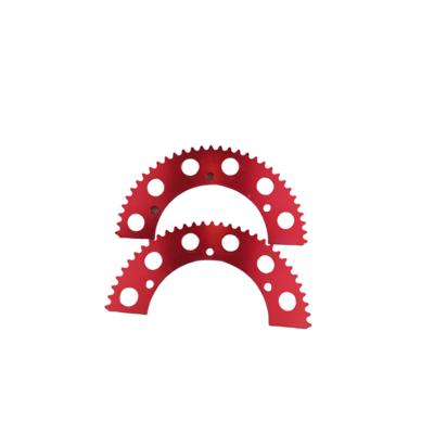 China 6061-T6 35# split sprocket for 53-85 kart teeth for sale