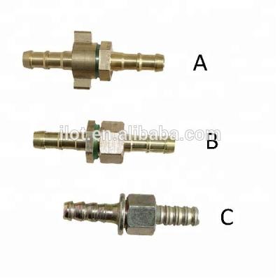 China Agriculture iLOT 2 post tube male female screw connector,screw flexible hose connector quick joint 8.5mm for sale