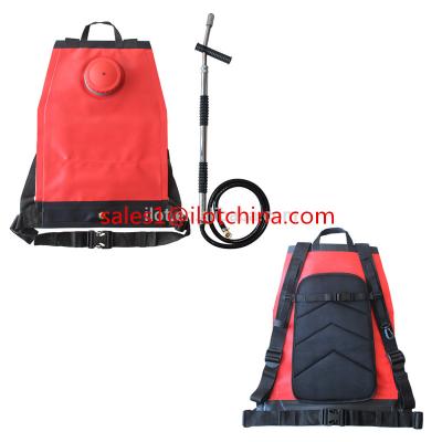 China Garden iLOT PVC Net Clothe Material Backpack Forest Firefighting Fire Sprayer With Spray Pump for sale