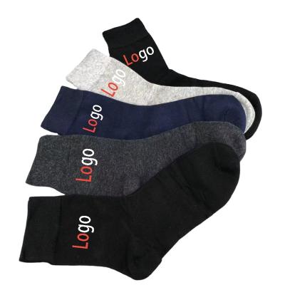 China Men's Sporty Box Sock Classic Solid Color Businessman Sock With Luxury Branded Male Leader Husband Casual Socks Gift Box Package for sale