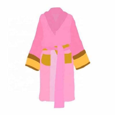 China Breathable Luxury Designer Winter Thicken Warm Cotton Bathrobe Soft Pajamas For Women Men for sale