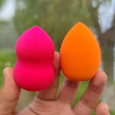 China Custom Eco Friendly Ficial Sponge Blender Beauty Base Velvet Makeup Sponge With Package for sale