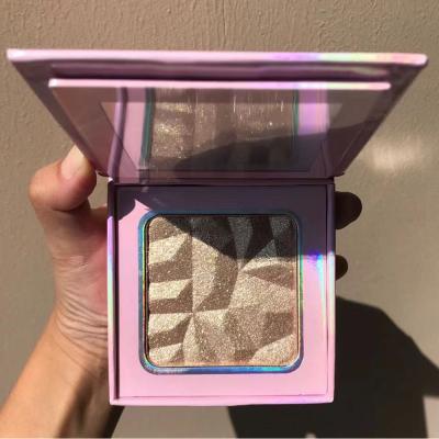 China 2021 Newest high quality face pressed powder highlighter makeup private label with custom packaging for sale