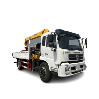 China Howo 6.3 Ton Crane Truck Mounted Crane XCMG Boom truck with crane arm for sale