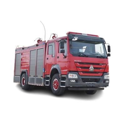 China Shacman 5000Litres Galón Vehículos de bomberos 4X2 6X4 Espuma de polvo seco Camión de bomberos en venta