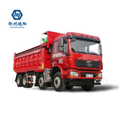 China Shacman L3000 Dump Truck EURO III voor zware lading zware vrachtwagen 6*4 rode dumper truck Te koop