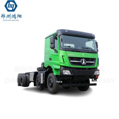 China 7.5T Front Axle Beiben Dump Truck Manual Transmission Left Steering with Rear Camera for sale