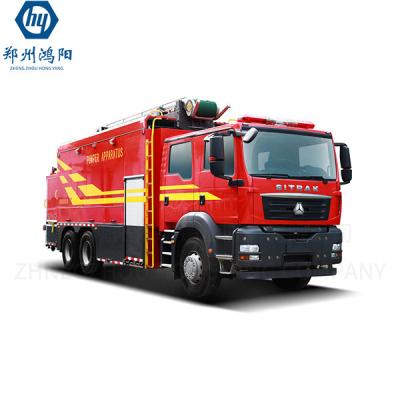 중국 6x4 371HP 20톤 물 대포 물 탱크 소방 트럭 물 트럭 판매용