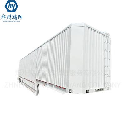 China Heavy Load 3 Axles 45FT Container Refrigerated Van Semi Trailer for sale