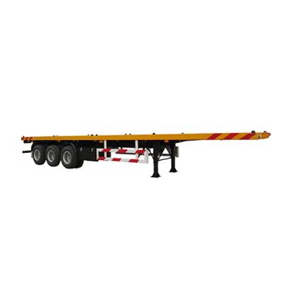 China Customizable 2/3/4 Axles Flat Trailers For All Your Cargo Transportation Needs for sale