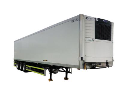 China Best Selling 3 Axles Refrigerated Semi Trailer Refrigerator Freezer Semi Truck Trailers Te koop