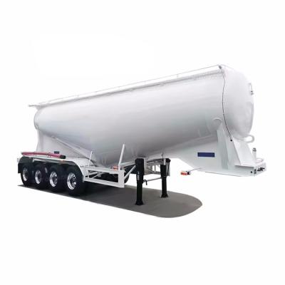 China 3 Axle 35cbm Dry Bulk Cement Powder Truck Bulker Capacity Tanker Tank Semi Trailer for sale