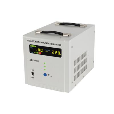 China SVC Single Phase 220V Output TER Series 10KVA Automatic Voltage Regulator Stabilizer for sale