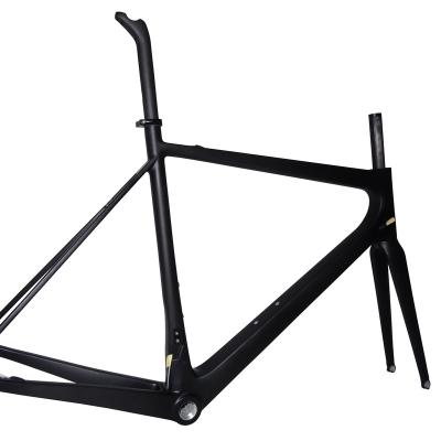 China Road Bikes New EPS Technology Made 750g Super Lightweight Carbon Fiber Road Bike Frame for sale