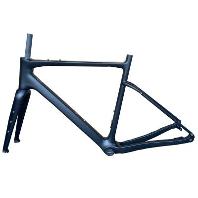 China Road Bikes China DI2 Wiring Fully Internal Carbon Gravel Bike Frame for sale