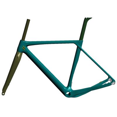 China Gravel Bike Carbon Endurance XC Frameset Tire 700C*40 or 27.5*2.1 QR and Thru-axle Carbon Gravel Bike Carbon Frame for sale