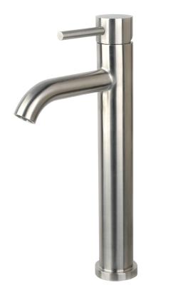 China Silvor Color Ssl 316 Bathroom Sink Faucets Brushed Finish Single Handle Wash Basin Taps Manufacturer for sale