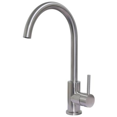 China Steel 316 Kitchen Faucet 360 Degree Swivel Stainless Steel Kitchen Sink Faucet one Handle Hot and Cold Mixer Sink Faucet for sale