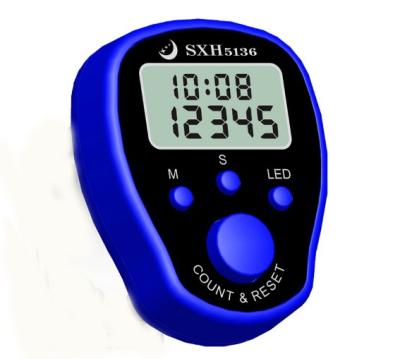 China 5 Digit Step Counter Count Hand Control Muslim Electronic Digital Counter Tasbeeh Finger Counter for sale