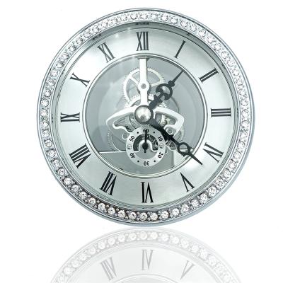 Chine 95mm Modern Quartz Clock Transparent Skeleton Inserts à vendre