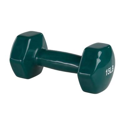 China China Universal Low Price Matte Vinyl Coated Dumbbell Women Gym PVC Dumbbell Set for sale