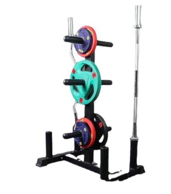 China Universal Gym Rack Stainless Steel Barbell Weight Dishes Shelf Storage Rack Gym Tree Stopper Rack For Dishes for sale