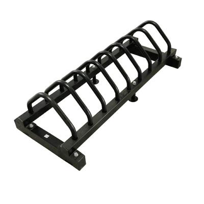 China Universal Horizontal Barbell Weight Plate Storage Rack Gym Movable Dish Rack for sale