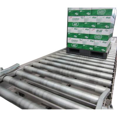 China factory pallet roller conveyor motorized 90 degree stainless steel roller bed conveyor for pallets for sale