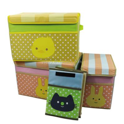 China Home Viable Hot Sale Kids Foldable Storage Box Trash Can for sale