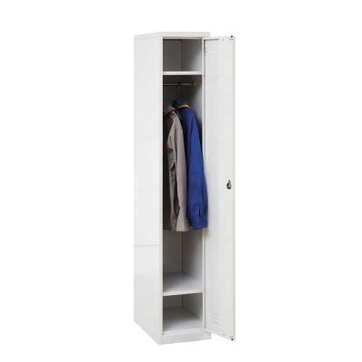 China (Size)Wholesale Adjustable Metal Wardrobe Stainless Steel Storage Cabinet With Door Wardrobe Staff Steel Wardrobe for sale