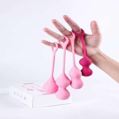 Chine les jouets de sexe de femme de boule d'exercice de 4pcs Kegel soulagent Vaginal Relaxation Balls à vendre