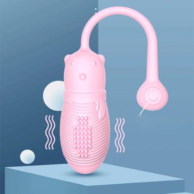 China Ladies Vibrater Clitoral Suction Stimulator Little Bear Vibration Egg for sale