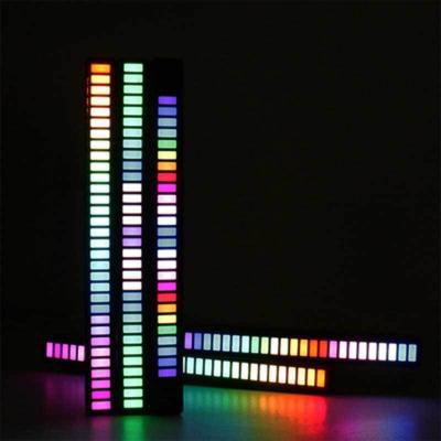 China Car Contemporary Sound Music Lighting Rhythm LED RGB Control Level Meter Ambient Music Lights for sale