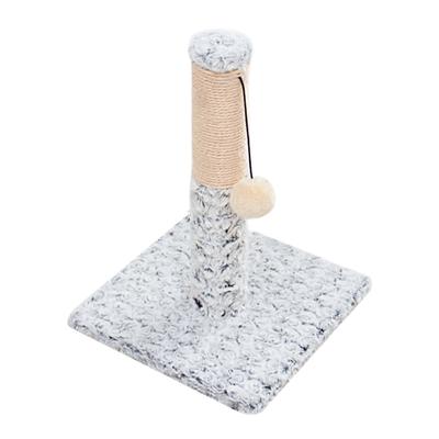 China Wholesale Cheap Kitten Cat Climbing Frame Scratch Board Basin Massage Claw Viable Sisal Mat Feather Ball Toys From Manufacturer for sale