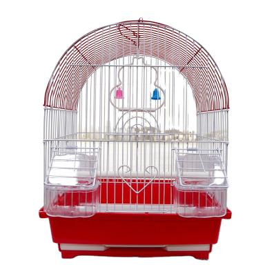 China Viable Plant In Stock Cheap Multi Color Cages For Portable Pets Bird Breeding Bird Cages for sale