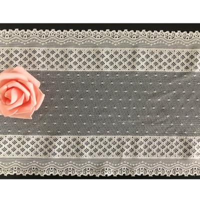 China 2021 viable new fashion and high quality braided fronts white wedding dress lace up trim flower lace trim for sale