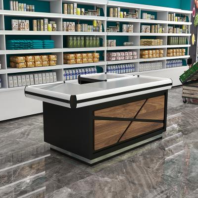 China Supermarket Checkout Counter For Sale Shop Counter Cashier Desk For Supermarket Store for sale