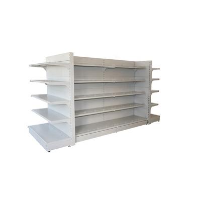 China Corrosion Protection Design Popular Supermarket Shelving Single Side Commercial Super Shelves for sale