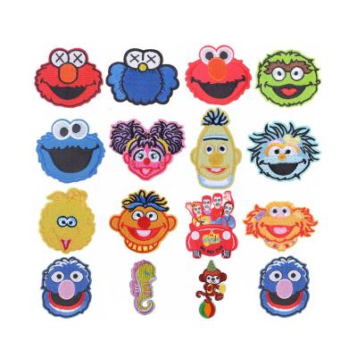 China Street Handmade Self Adhesive Custom Cartoon Sesame Patch Cute Fashion Pattern Felt Appliqués Anime Logo Embroidery Patches for sale