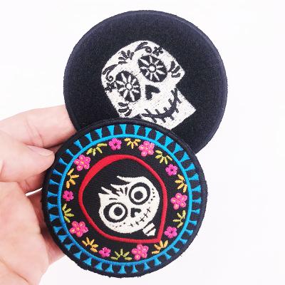 China Other Patches 2021 Embroidered Apparel Hook And Loop Patch Clothes Accessories Embroidery Custom Size Custom Color Desgin PVC for sale