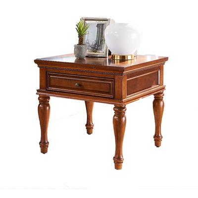 China Antique Style Square Table Solid Wood Solid Wood Side Table for sale