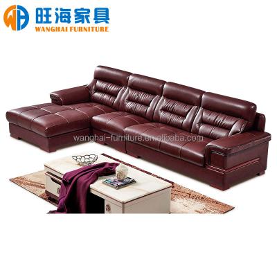 China Sectional Sofa Living Room Sets Modern Sofa Couch Monde Genuine Leather Color 1602 for sale