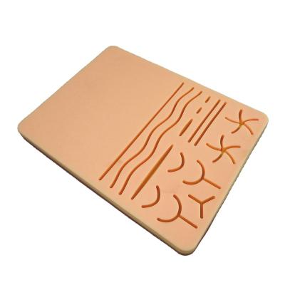 China Durable And Tear Resistant Surgical Suture Pad With Wounds And Practice Skin Suture Training Pad General Surgery 3 Layer Pad With 14 Wound CE ISO Approved for sale