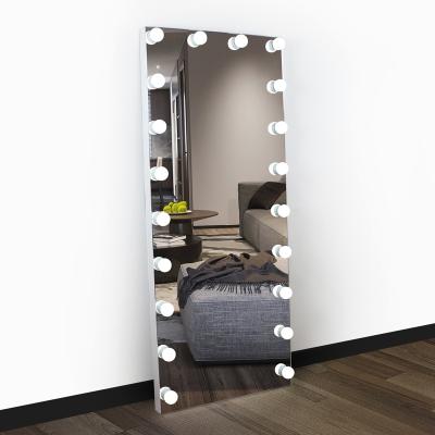 China Fashion high quality modern frameless hotel wall mirror LED light wall mirror lighted integral dressing decor for sale