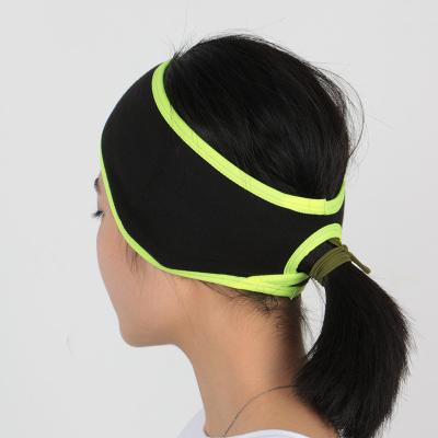 China Anti-cold Winter Sports Headband Ear Muff Ponytail Ear Warmer Outdoor Running Earmuffs Anti-Cold for sale