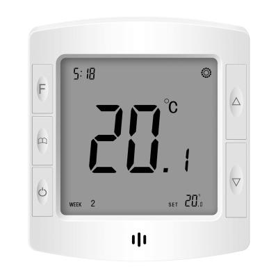 China WiFi Modern Glass Smart Digital Thermostat Screen LED Water Heating Thermostat Programmable Temperature Controller for sale