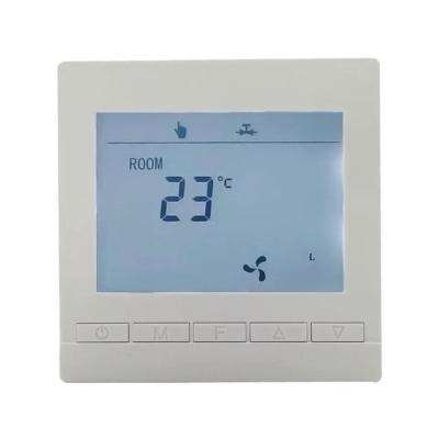 China FCU Coil Central Thermostat Fan WIFI Air Conditioning Ventilation Room Temperature Cooling Heating Controller for sale