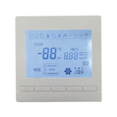 China WIFI High Precision Programmable Cooling / Heating FCU Thermostat Controls Indoor Thermostats for sale