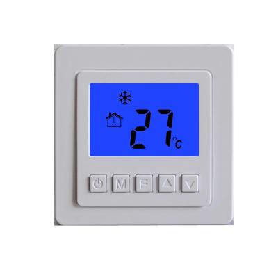 China Modern Digital Room Air Conditioning Smart Home Temperature Controller LCD Display Square Cooling Temperature Controller for sale