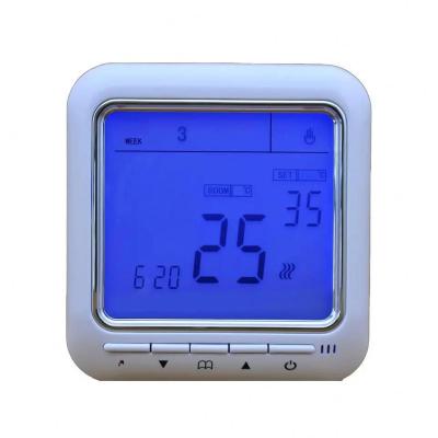 China Modern 2023 latest digital LCD AC FCU thermostat with remote controller available with remote control for sale